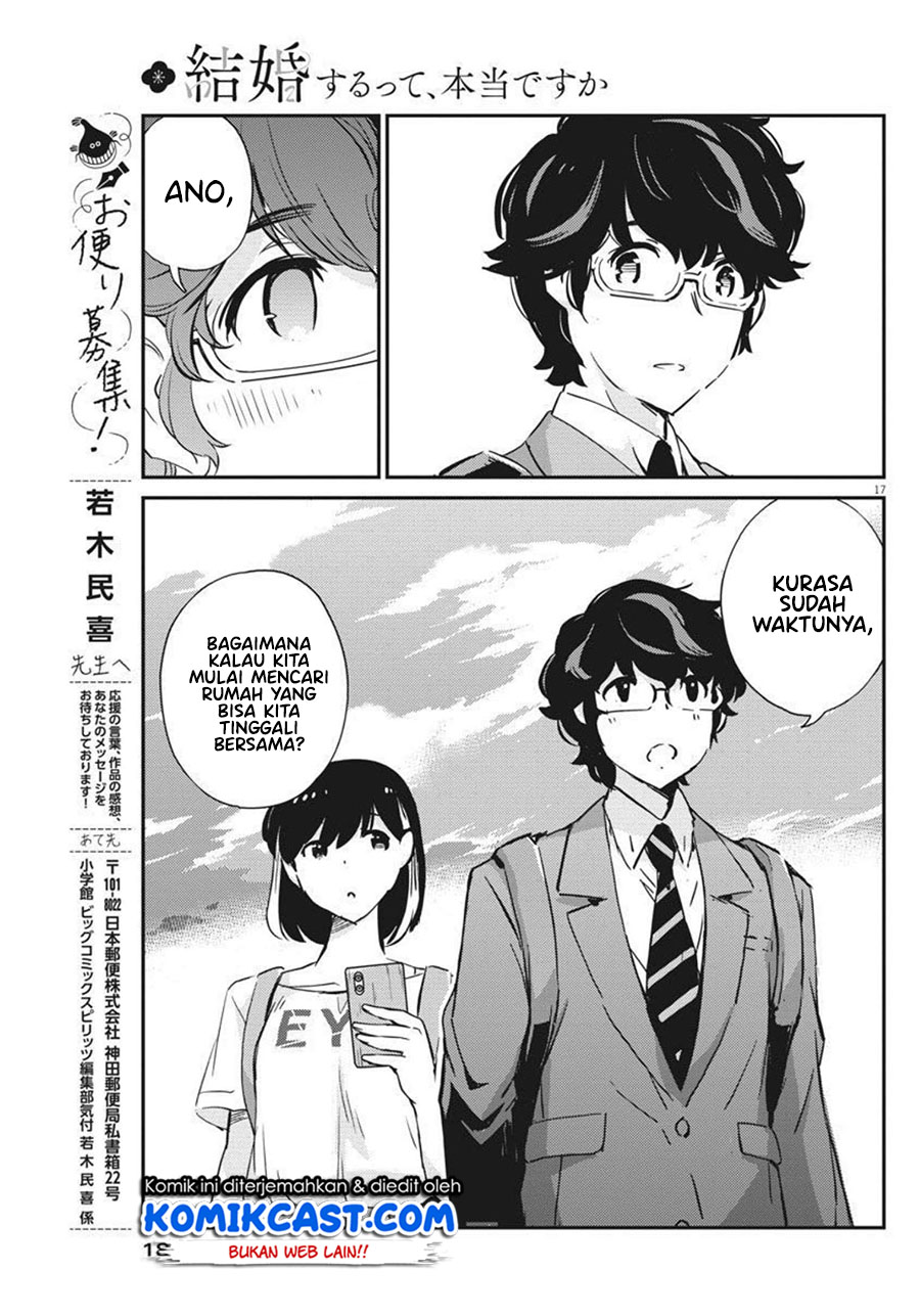 Kekkon Surutte, Hontou Desu ka? Chapter 58 Gambar 18